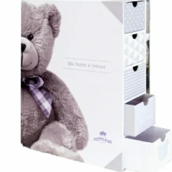 Coffret souvenirs et son livre de naissance My Little Bear