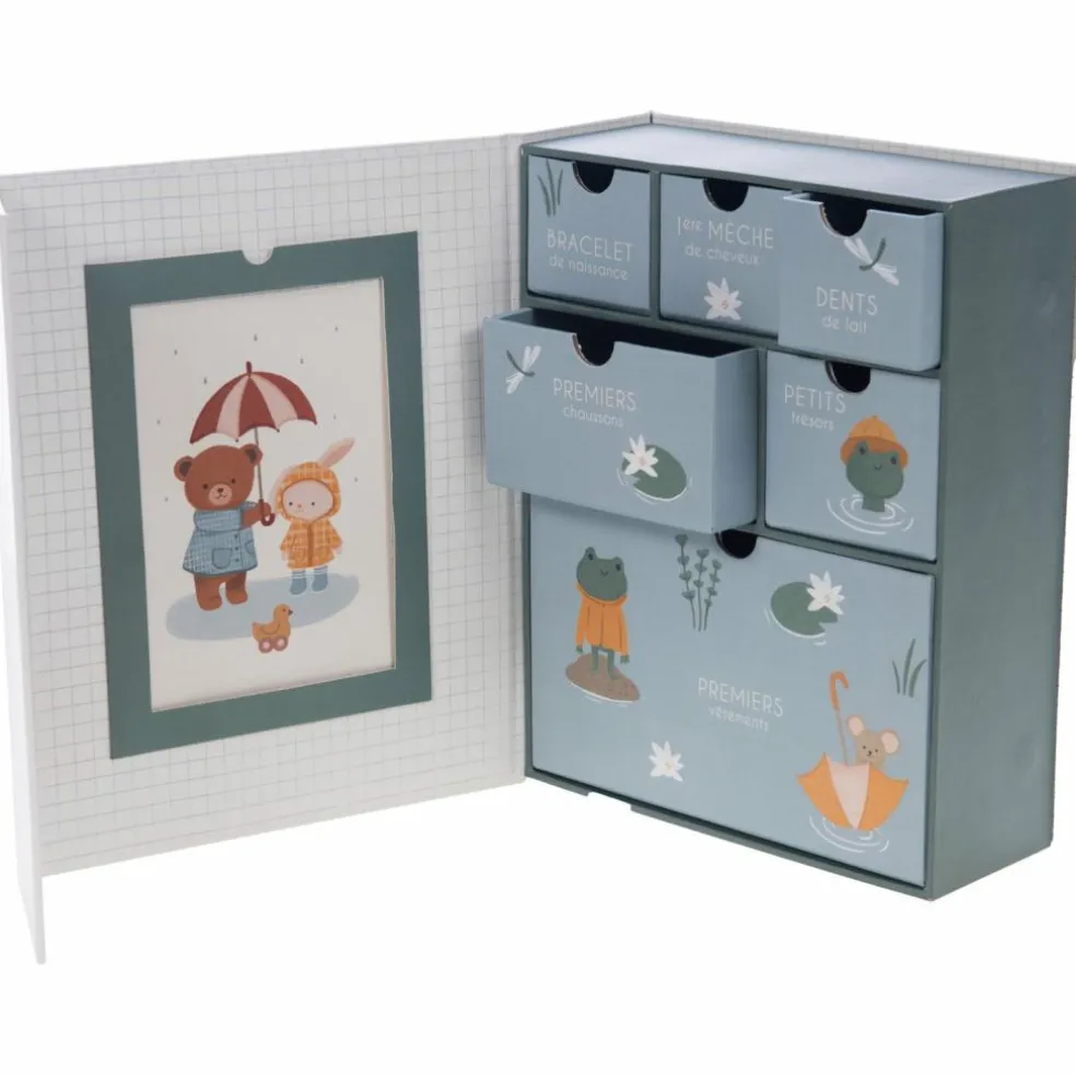Coffret souvenirs naissance ourson Gaston