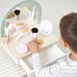 Coiffeuse de table Licorne et accessoires