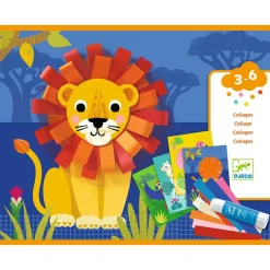 Collages pour les petits avec des bouclettes