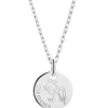 Collier chaîne dessin Ange personnalisable (argent 925°)