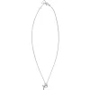 Collier chaîne La petite majuscule argent (personnalisable)