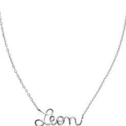 Collier chaîne Prénom argent (personnalisable)