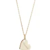 Collier enfant Kids coeur personnalisable (plaqué or)