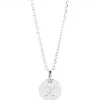 Collier enfant mini charm médaille (argent 925°)