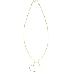 Collier Mon grand cœur (goldfilled jaune 14 carats)