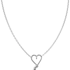 Collier Mon petit cœur (argent massif 925)