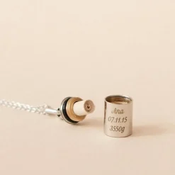 Collier Mon Petit Secret personnalisable (argent rhodié)