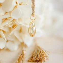 Collier Pachamama cordon (or jaune 18 carats)