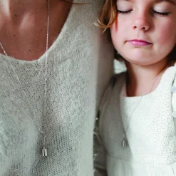 Collier personnalisable argenté rhodié