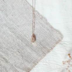 Collier personnalisable plaqué or rose