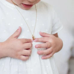 Collier personnalisable plaqué or jaune