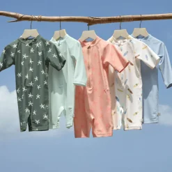 Combinaison anti-UV Planches de surf écru (07-12 mois)