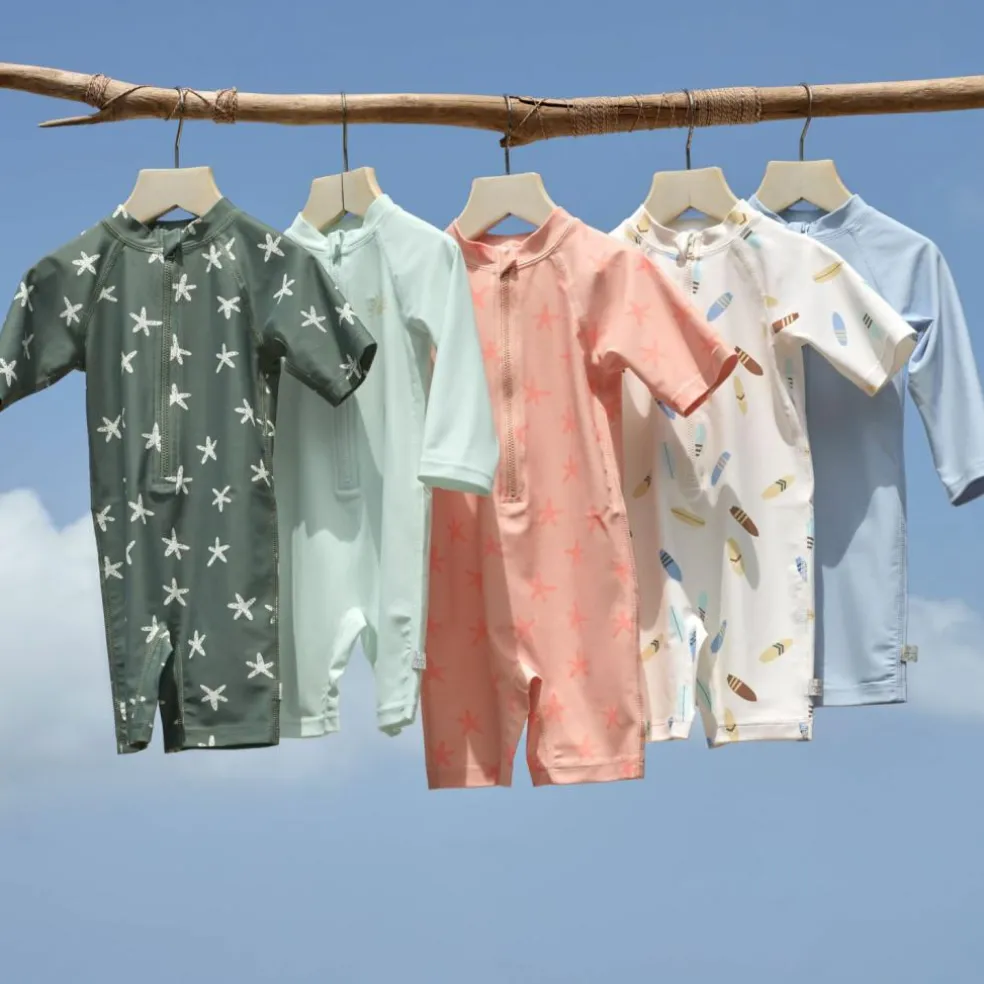 Combinaison anti-UV Planches de surf écru (07-12 mois)