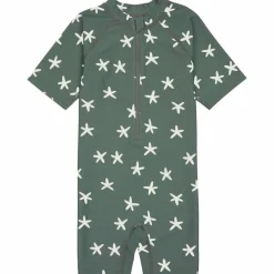 Combinaison anti-UV Étoile de mer olive foncé (13-18 mois)