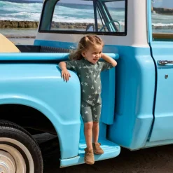 Combinaison anti-UV Étoile de mer olive foncé (13-18 mois)