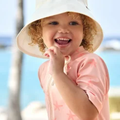 Combinaison anti-UV Étoile de mer pêche (19-24 mois)