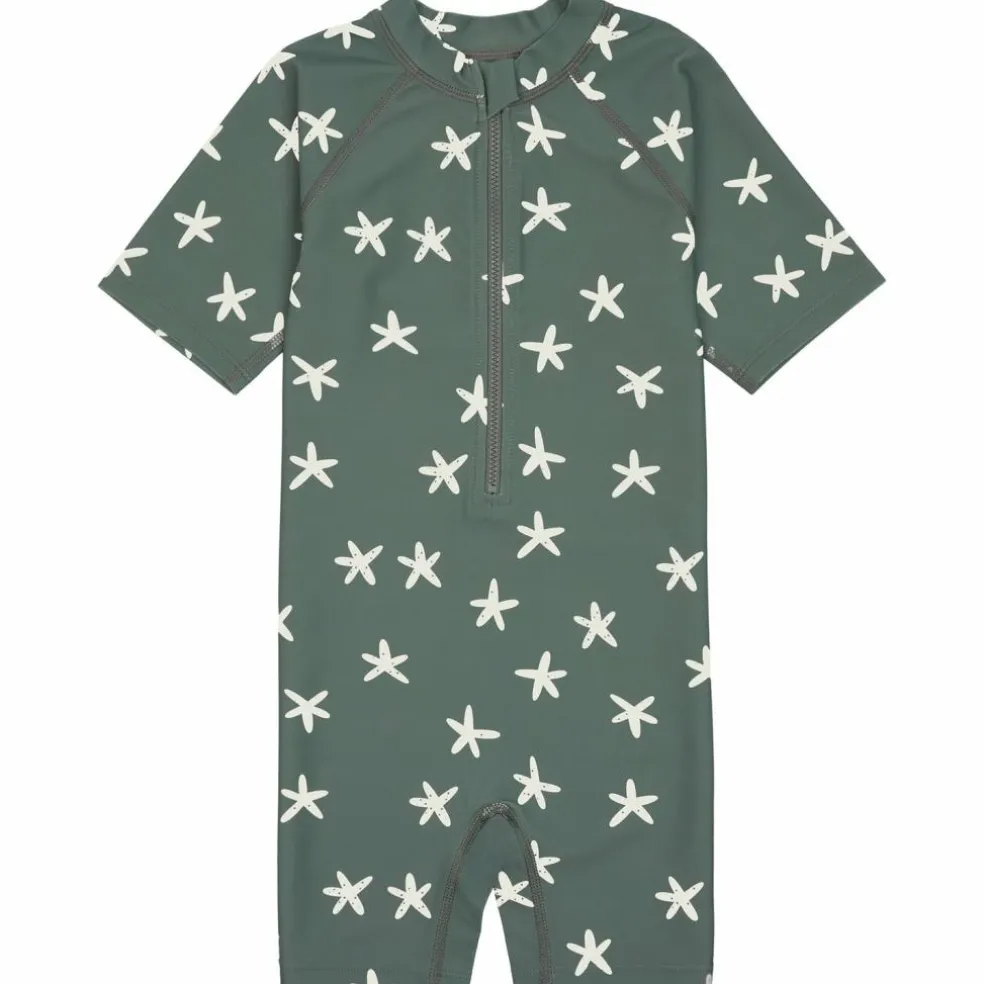 Combinaison anti-UV Étoile de mer olive foncé (07-12 mois)