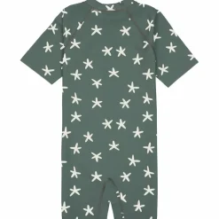 Combinaison anti-UV Étoile de mer olive foncé (07-12 mois)