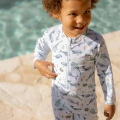 Combinaison de bain manches longues Ocean Sea Life (1-2 ans)