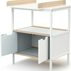 Commode à langer en bois de hêtre Essentiel plus blanc
