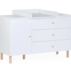 Commode à langer Wonder White