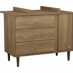 Commode 3 tiroirs et 1 porte Mokka