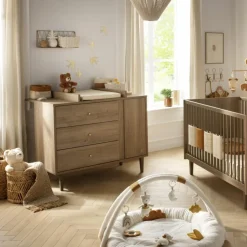 Commode 3 tiroirs et 1 porte Mokka