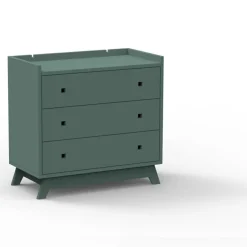 Commode 3 tiroirs Madavin (coloris au choix)