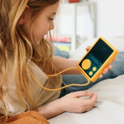 Coque de protection jaune pour baladeur Flam