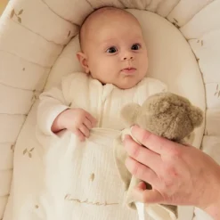 Couffin en gaze de coton bio écru