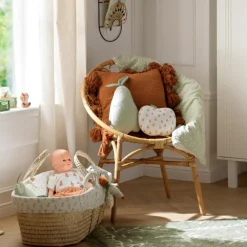 Couffin souple en fibres naturelles de palmier Botanica