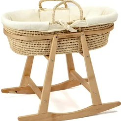 Couffin souple en osier Douce hirondelle écru