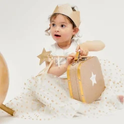 Couronne à paillettes Dorée