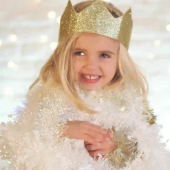 Couronne à paillettes Dorée