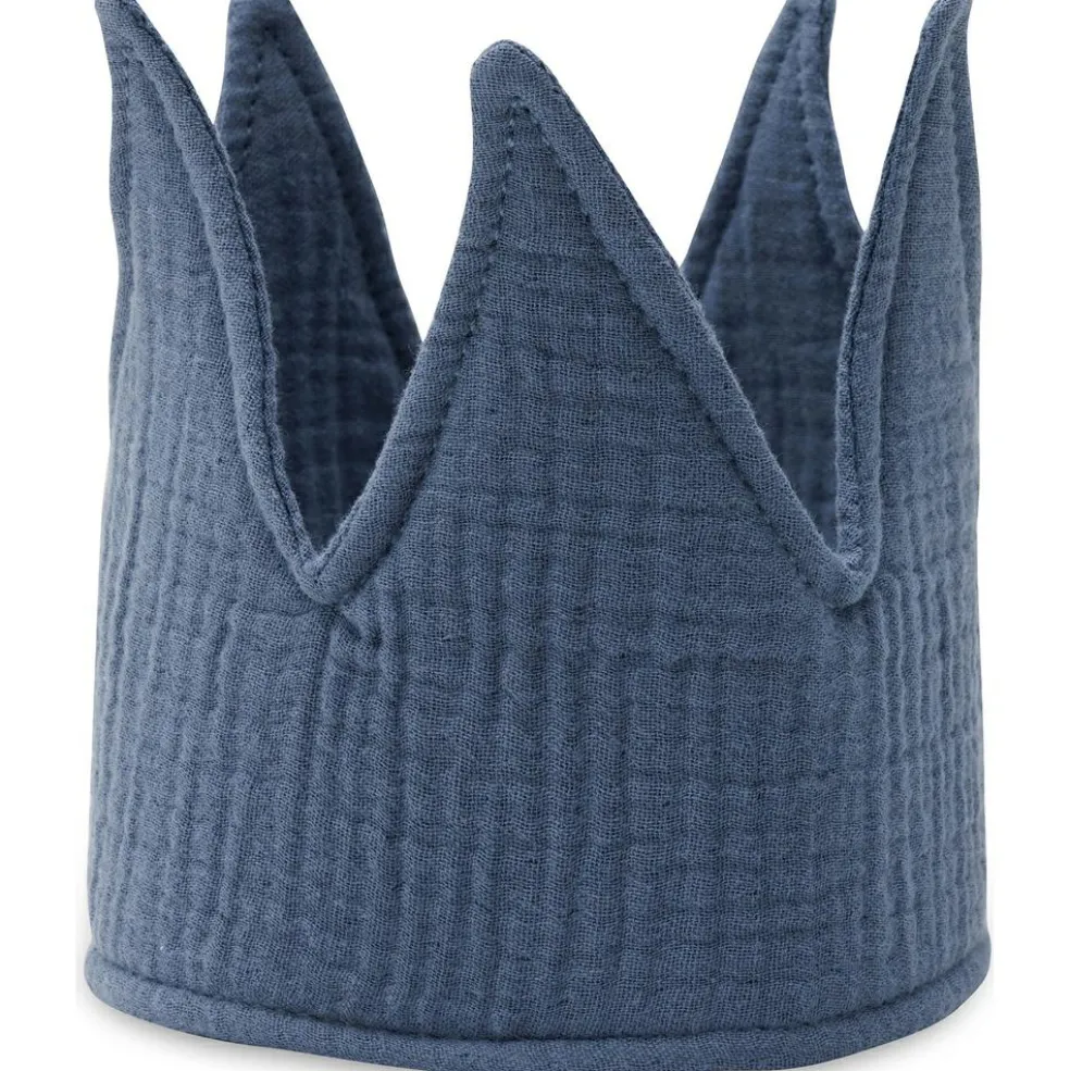 Couronne d'anniversaire en tissu Jeans Blue