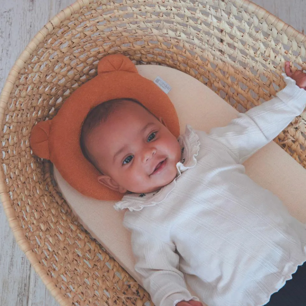 Coussin anti tête plate P'tit Panda cassonade