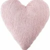 Coussin coeur rose (45 x 50 cm)
