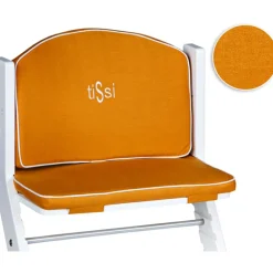 Coussin d'assise pour chaise haute basic Curry