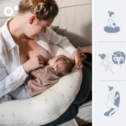 Coussin de grossesse 2 en 1 Sweety Cream