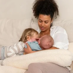 Coussin de grossesse 2 en 1 Maxxy Flowers Sand