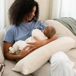 Coussin de grossesse 2 en 1 Maxxy Flowers Sand