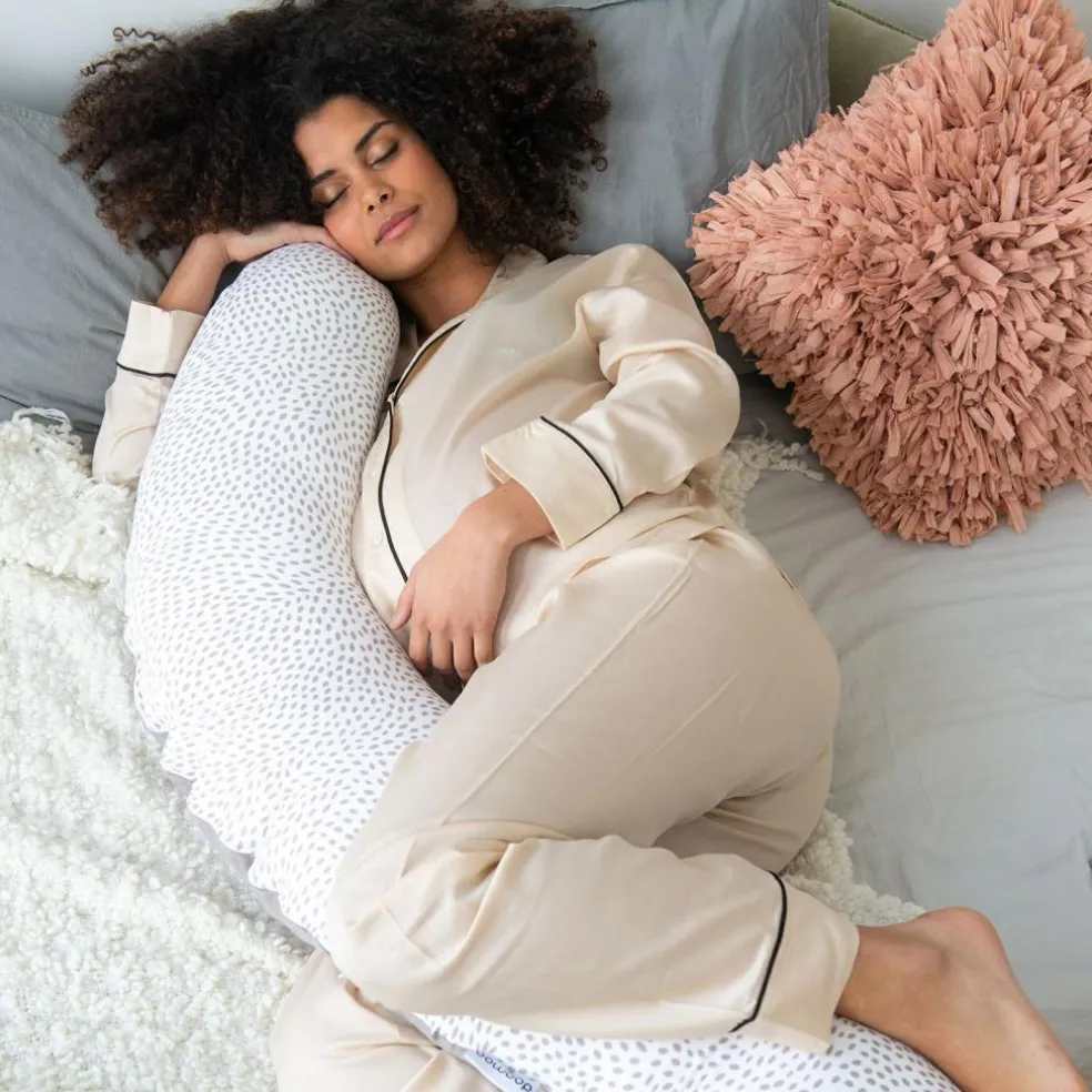 Coussin de grossesse Buddy risotto taupe