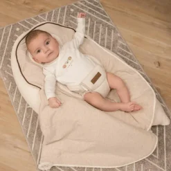 Coussin de grossesse et nid d'ange 2 en 1 Soft Nova beige