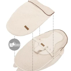 Coussin de grossesse et nid d'ange 2 en 1 Soft Nova beige