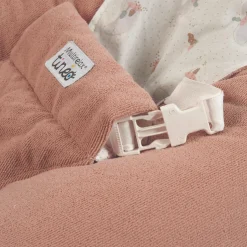 Coussin de grossesse Multirelax éponge microfibre rose pêche