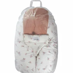 Coussin de grossesse Multirelax éponge microfibre rose pêche