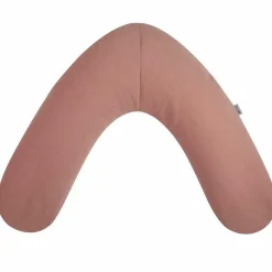 Coussin de grossesse éponge microfibre rose pêche