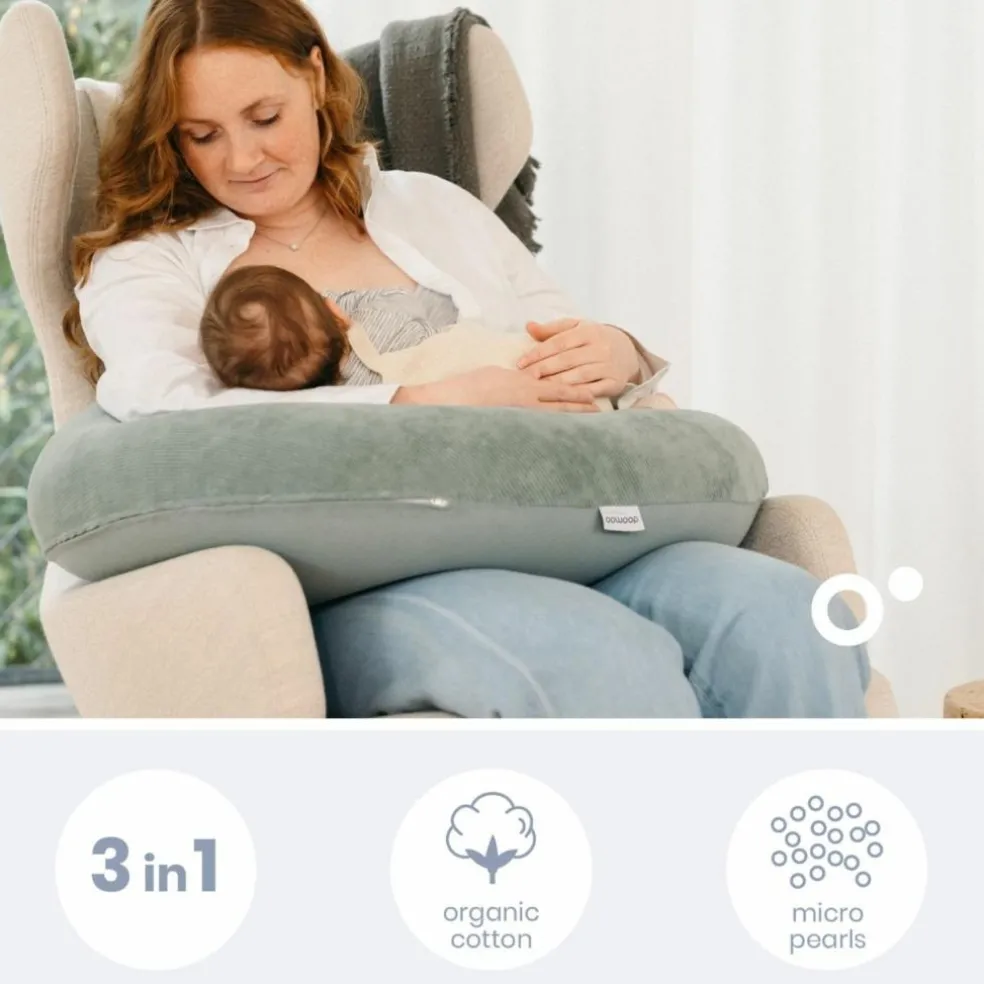 Coussin de maternité Buddy Corduroy Green