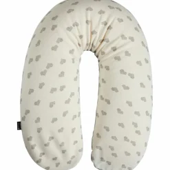 Coussin de maternité Jersey cœurs-gris